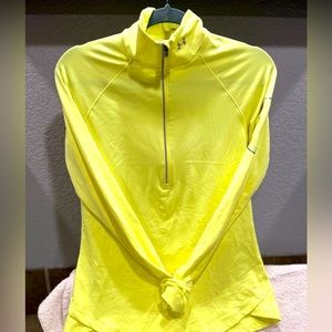 Neon yellow underarmour pullover